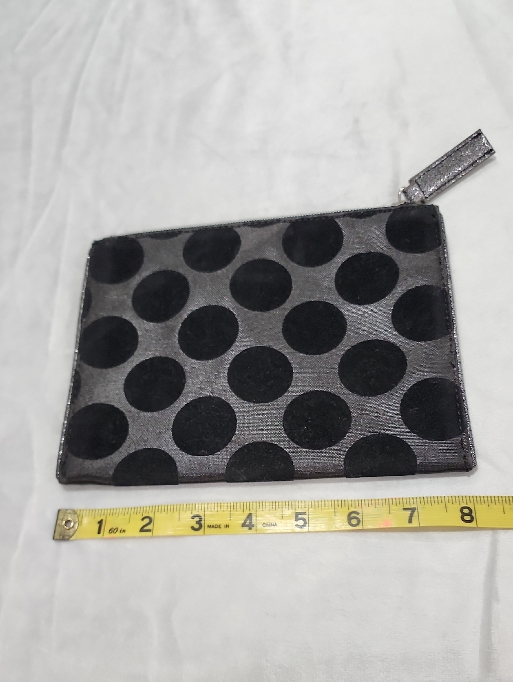 Live Love Loft Black Dots Zippered Pouch